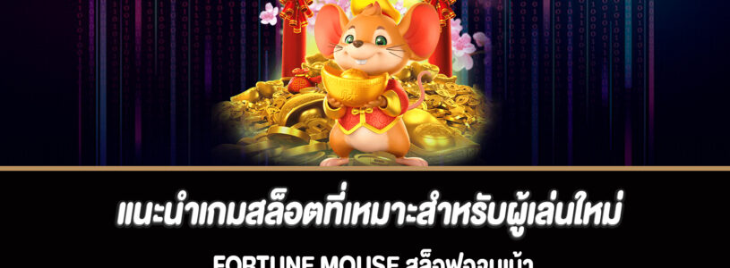 แนะนำเกมสล็อตที่เหมาะสำหรับผู้เล่นใหม่ Fortune Mouse