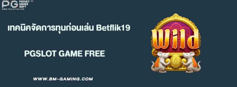 เทคนิคจัดการทุนก่อนเล่นสล็อตใน Betflik19
