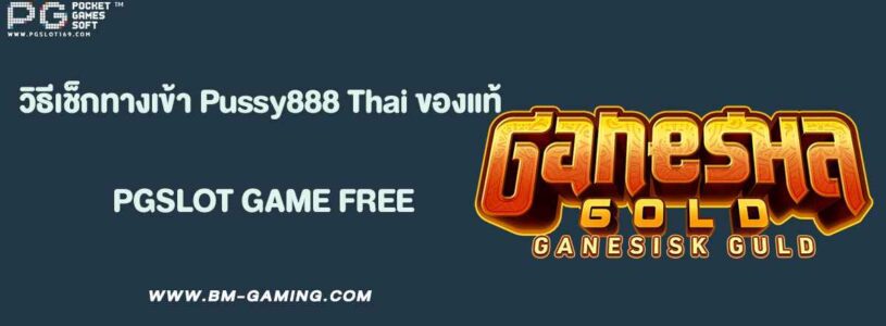 วิธีเช็กทางเข้า Pussy888 Thai ของแท้